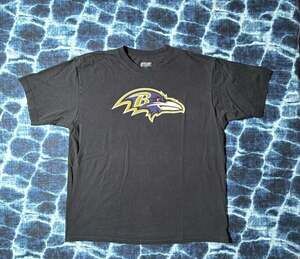 Baltimore Ravens NFL Logo Graphic T-Shirt Black